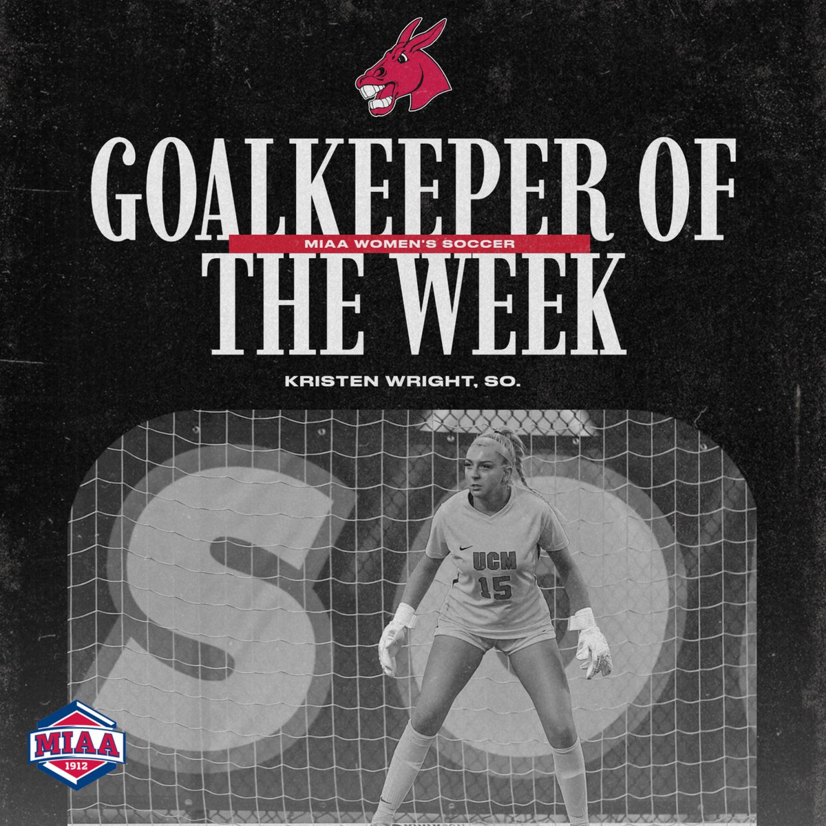 Congratulations to Izzy Joyce and Kristen Wright on earning <a href="/TheMIAA/">The MIAA</a> Athlete of the Week honors!

Izzy is this week's Offensive Athlete of the Week while Kristen is the Goalkeeper of the Week!

📝 | bit.ly/4eUHraG

#teamUCM