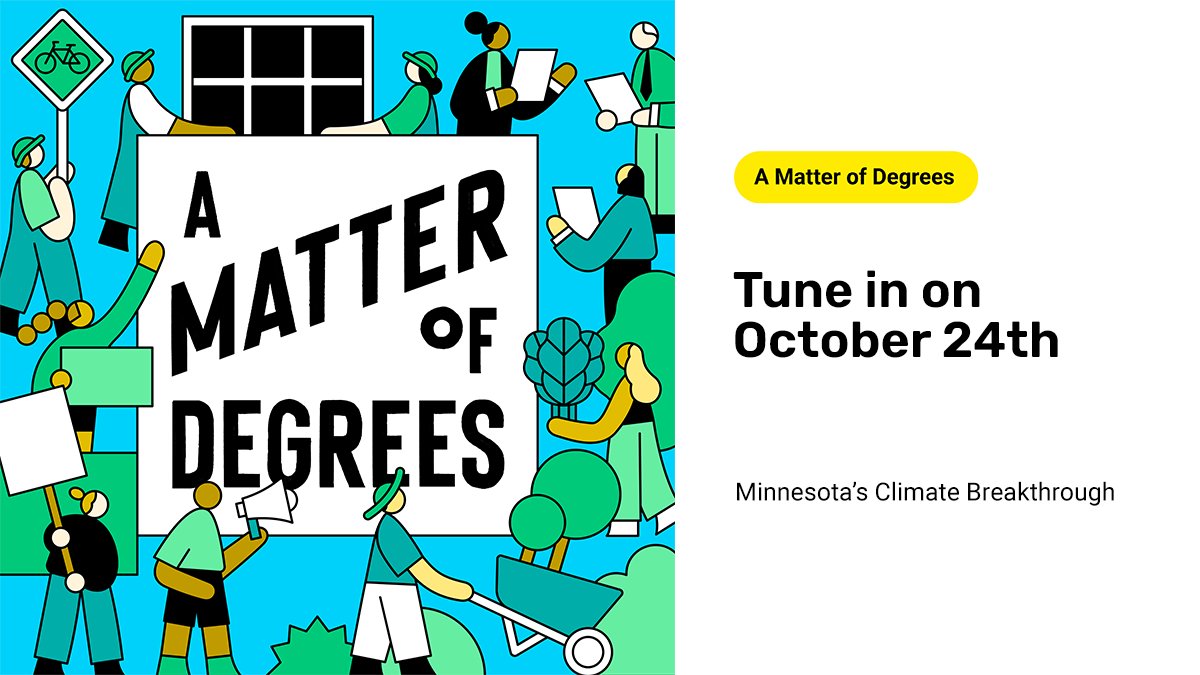 A Matter of Degrees (@degreespod) on Twitter photo 🚨 New Episode Coming Thursday! 🚨
Get ready for a powerful new episode of A Matter of Degrees (<a href="/degreespod/">A Matter of Degrees</a>) dropping Oct 24th! Join <a href="/leahstokes/">Dr. Leah C. Stokes leahstokes@bsky.social</a> & <a href="/DrKWilkinson/">Dr. Katharine Wilkinson 🌱</a> as they dive into the stories behind #climate wins in MN like the 100% clean energy bill. 🌱🔥
Mark your calendars! 🚨 New Episode Coming Thursday! 🚨
Get ready for a powerful new episode of A Matter of Degrees (<a href="/degreespod/">A Matter of Degrees</a>) dropping Oct 24th! Join <a href="/leahstokes/">Dr. Leah C. Stokes leahstokes@bsky.social</a> & <a href="/DrKWilkinson/">Dr. Katharine Wilkinson 🌱</a> as they dive into the stories behind #climate wins in MN like the 100% clean energy bill. 🌱🔥
Mark your calendars!