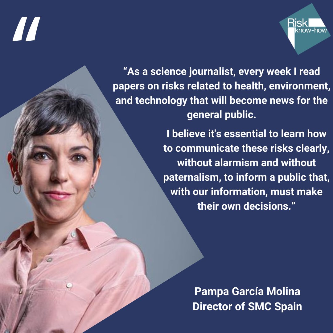 Riskknowhow's tweet image. We have published a new guide with @sciencemedia_es to support risk journalism. Director @pampanilla tells us #riskcomm &quot;without alarmism and without paternalism, to inform a public that with our information, must make their own decisions&quot; is essential riskknowhow.org/new-guide-to-h…