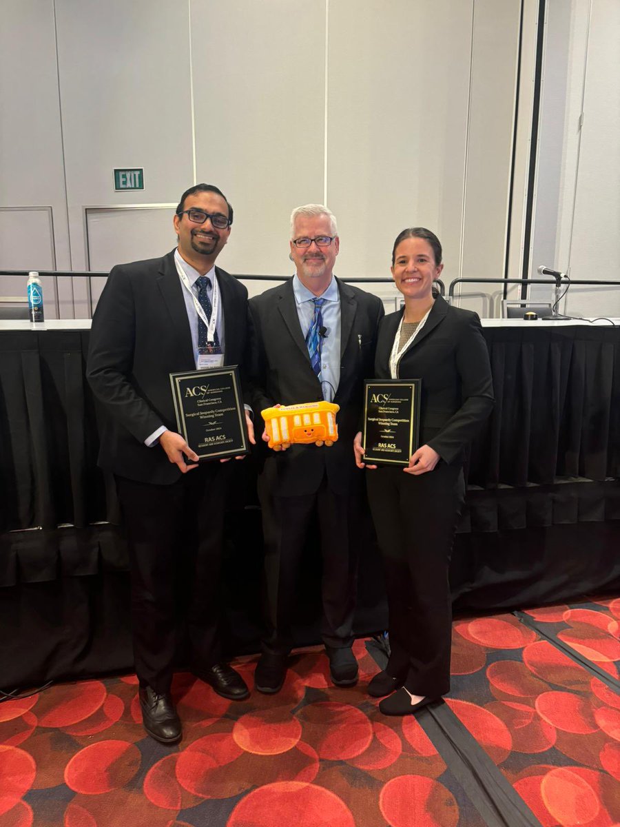 RAS-ACS (@rasacs) on Twitter photo So thrilled to announce our 2024 <a href="/AmCollSurgeons/">American College of Surgeons</a> Surgical Jeopardy winners from the ACS Massachusetts Chapter!! Fantastic job!! #ACSCC24
Special thank you to all of our trainee contestants this year. You all were remarkable! So thrilled to announce our 2024 <a href="/AmCollSurgeons/">American College of Surgeons</a> Surgical Jeopardy winners from the ACS Massachusetts Chapter!! Fantastic job!! #ACSCC24
Special thank you to all of our trainee contestants this year. You all were remarkable!