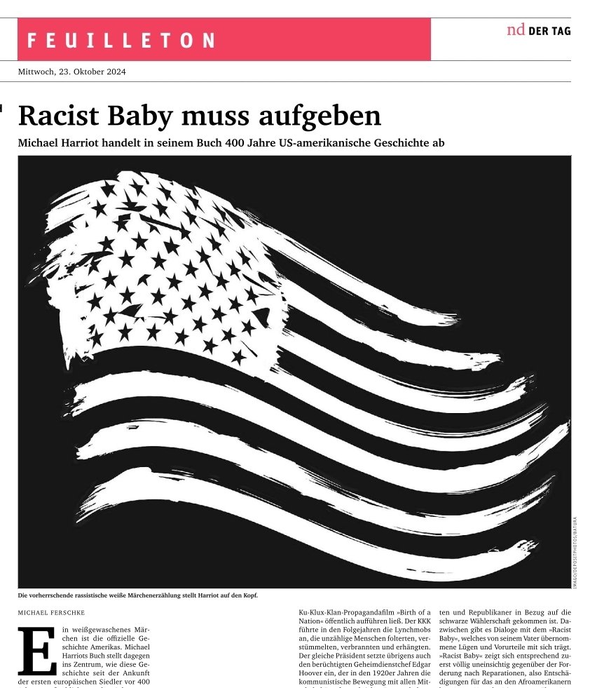 Meine Besprechung des tollen neuen Buches von Michael Harriot 
nd-aktuell.de/artikel/118621…