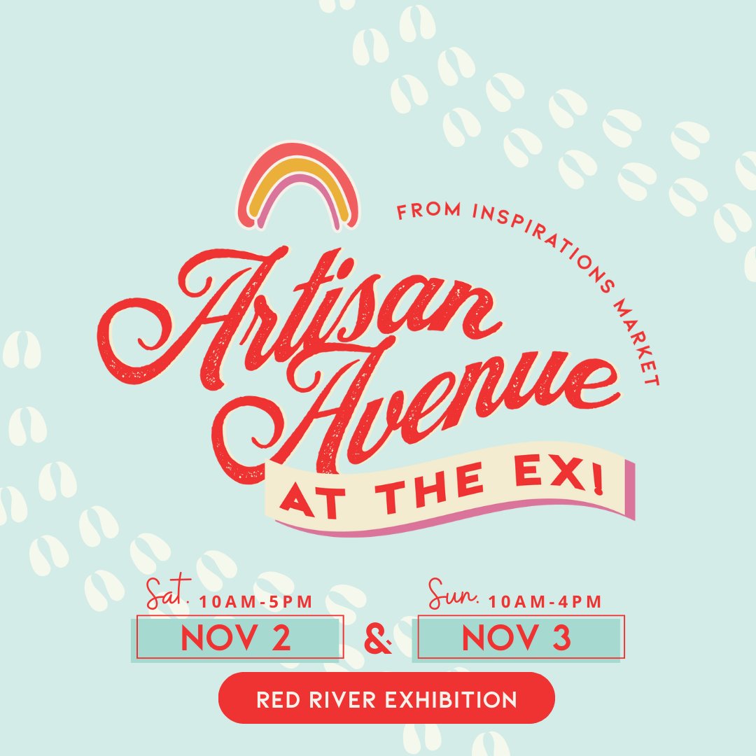 Find us at Artisan Avenue this November!!  🌲Join us for a relaxing and festive holiday shopping weekend with 120 local artisans and food vendors <a href="/redriverex/">Red River Ex</a>.✨ 🛍️