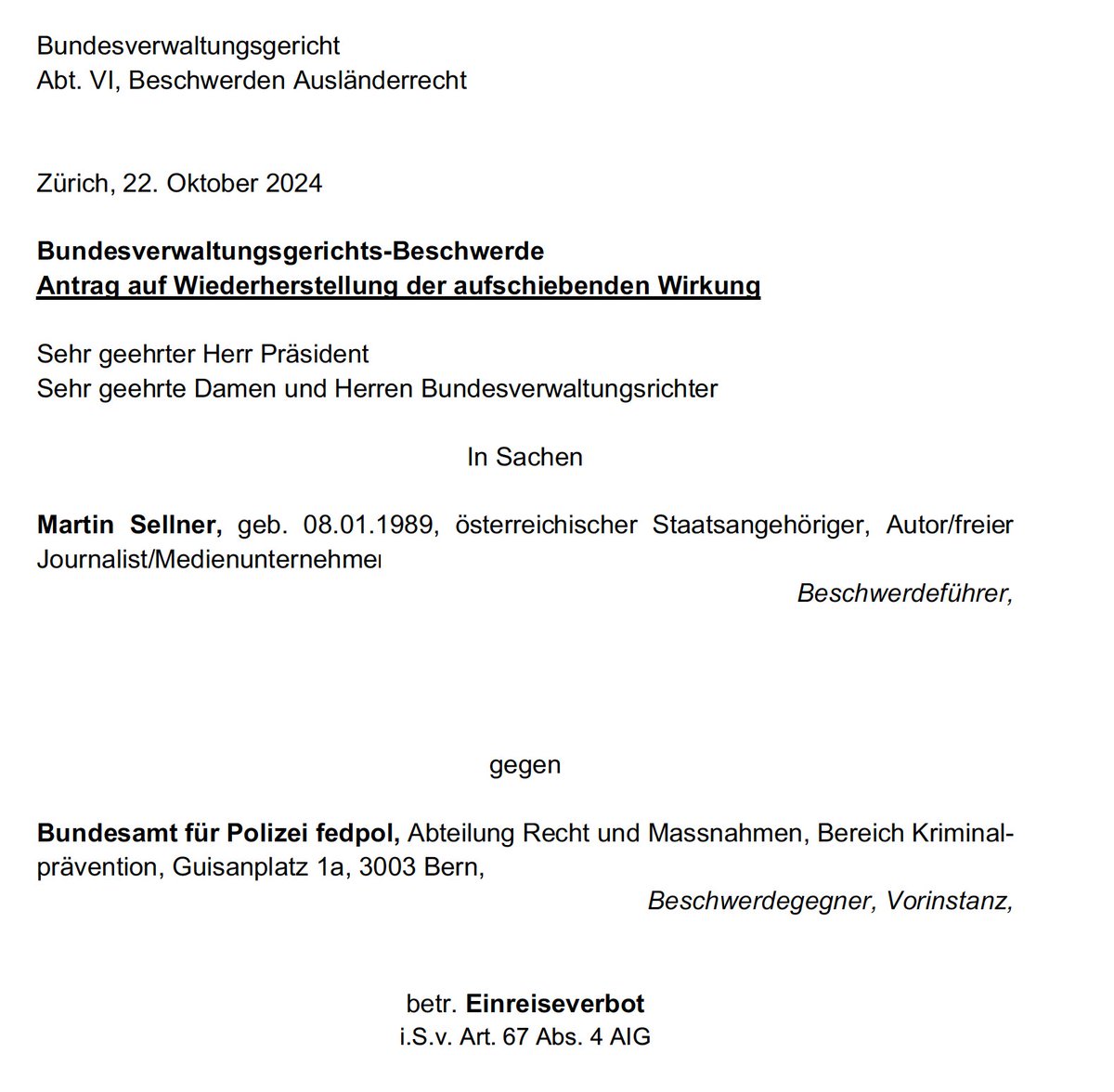 Martin Sellner tweet media