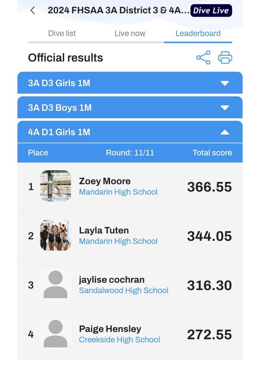 Great job divers!
