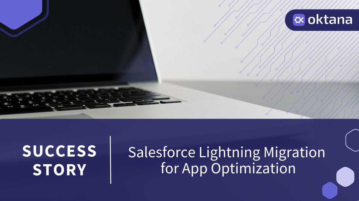OktanaCorp's tweet image. We partnered with a leading financial services company to overcome performance challenges and modernize their app. 

Discover how by migrating to Lightning, we boosted the app&apos;s performance and user satisfaction 👉 bit.ly/40eB1yJ 


#LightningMigration #AppOptimization