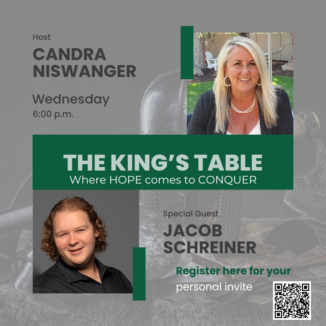 Candraall4him's tweet photo. Join Candra and her special guests as they spread hope through nuggets, healing, and prophetic ministry!  

If you need hope, encouragement, or healing, click here for your weekly reminder to join us at The King’s Table.

#candraall4him #prayer#worshipministry https://t.co/wLEUeiOqiA