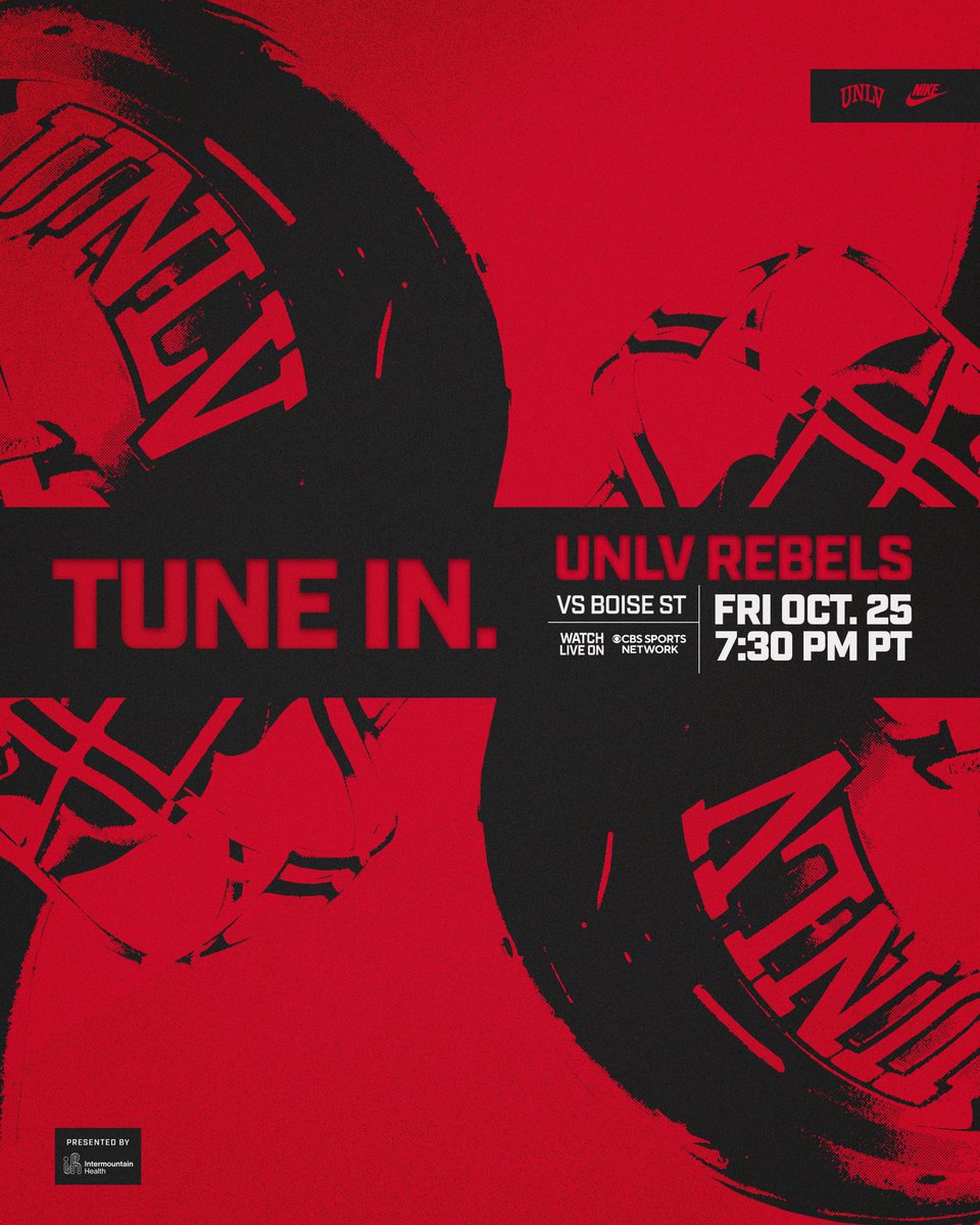 Show up, show out.

🗓️ 10/25
📺 CBS Sports Network
⏰ 7:30 PM PT