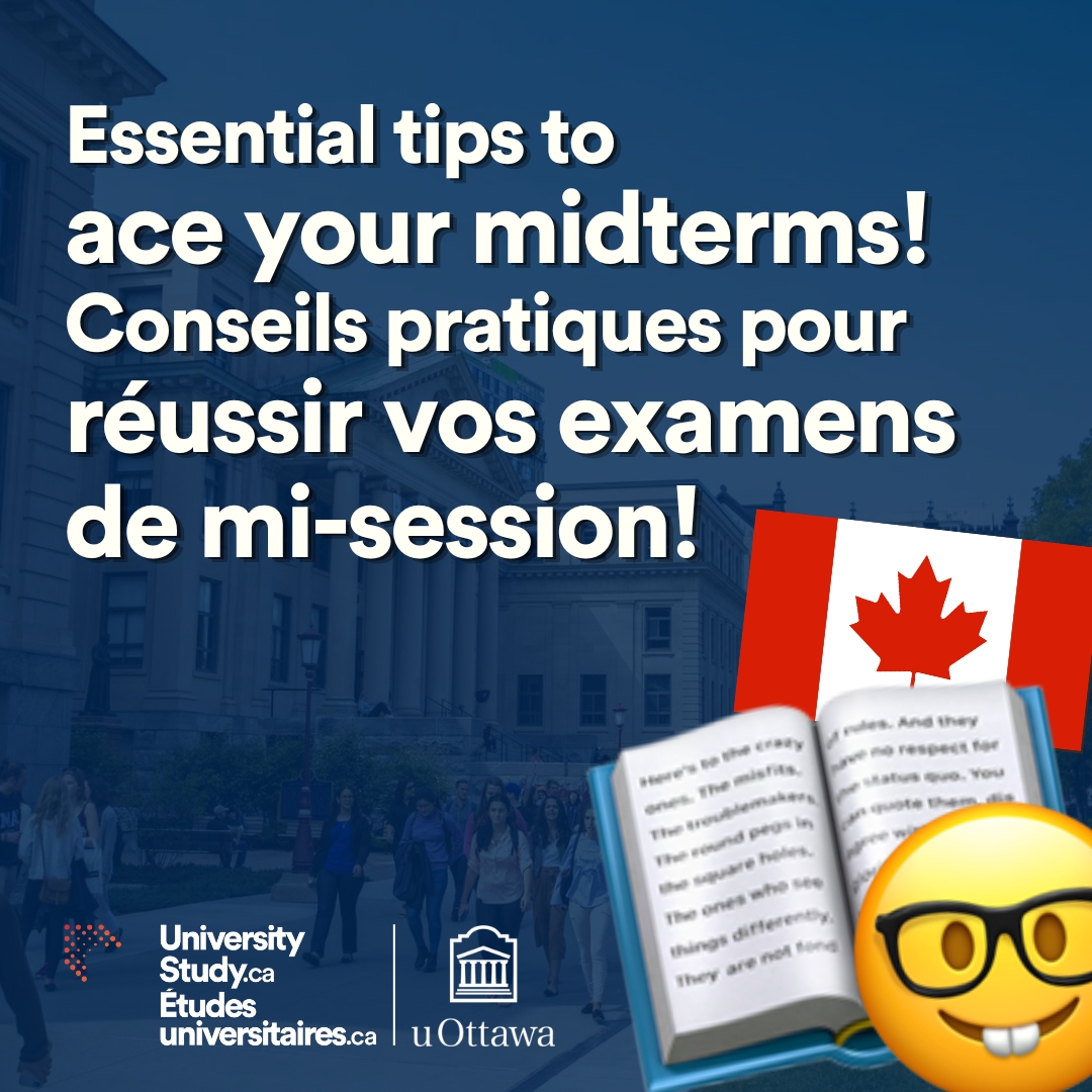 univstudyca's tweet image. 🕒 Ready to ace your midterms?

🌟 Discover 17 tips from @uOttawa to boost your focus and manage your time! ⏰✨

🔗 Check the full article: uottawa.ca/campus-life/ne… 

#UniversityStudy #StudentLife #MidtermSzn #StudyTips #UOttawa #University #UniversityLife