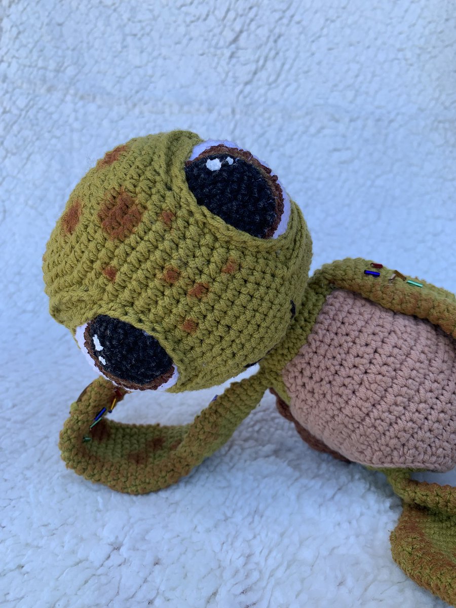 Vejam a tartaruga mais linda de crochê dessa rede