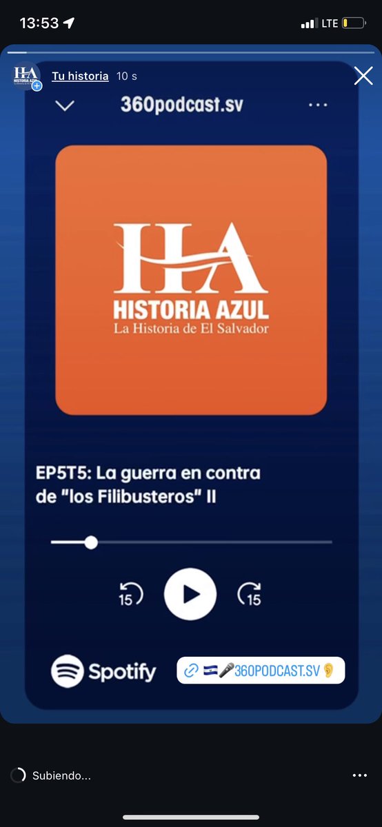 NEW

Continuamos con la 2da. Parte sobre “los Filibusteros” 🇸🇻🎤 ya lo puedes escuchar en el EP5 de la T5.👂

▶️360podcast.sv/historia-azul/