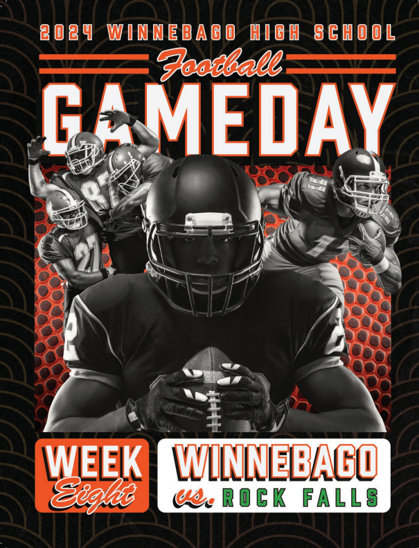 Season finale and last home game of the 2024 Winnebago Varsity Football Team

Week Eight Matchup  Winnebago vs Rock Falls @ Colborn Stadium WHS.  Game starts @ 7:00 p.m.
