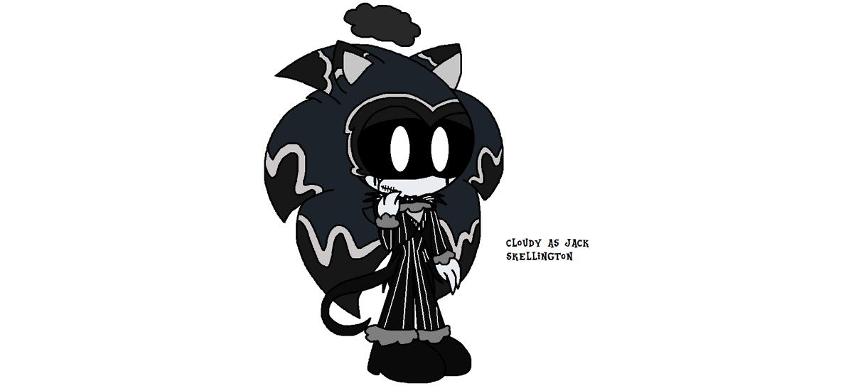 RFandom12's tweet image. Bonus Halloween Themed Drawing #22: Cl0ud as Jack Skellington

Yes, to the big fans of the little Cloudy, he's still here, and hopefully will be making more appearances again on here at some point soon
