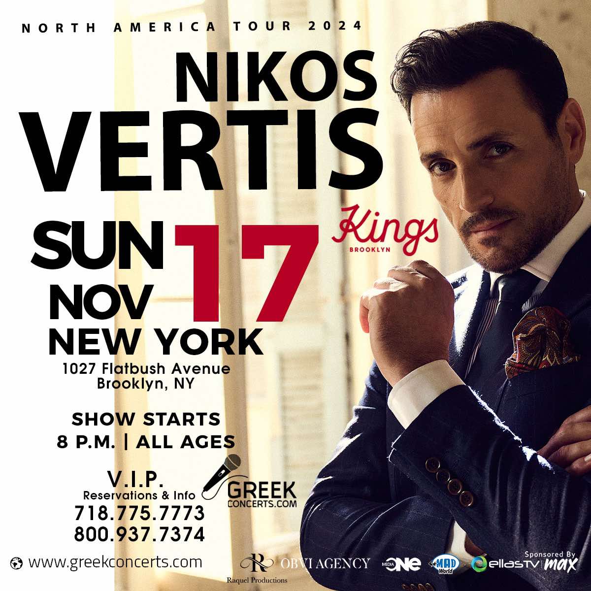 InteHellenicSoc's tweet photo. Because, «Εισαι ένα Αστέρι - You're a Star», we have something special just for you! Nikos Vertis is coming to New York, and we're offering an exclusive 20% discount for his concert to everyone , especially to students! 

[Discount Already Applied]
https://t.co/N7WXIjougf https://t.co/9OuQosUFXt