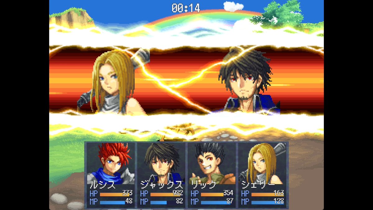 kc_tmn's tweet photo. ただ4人仲間にすると強制的に仲間を外すことはできないようで、他に仲間にしたいキャラがいても、誰かを離脱条件満たして外さないといけないのが若干面倒😅
あとできれば仲間が突然離脱したときの予備としてもう二人くらい同行させたい…
#ELEMASTA #エレマスタ #Steam https://t.co/92b4ozmayf