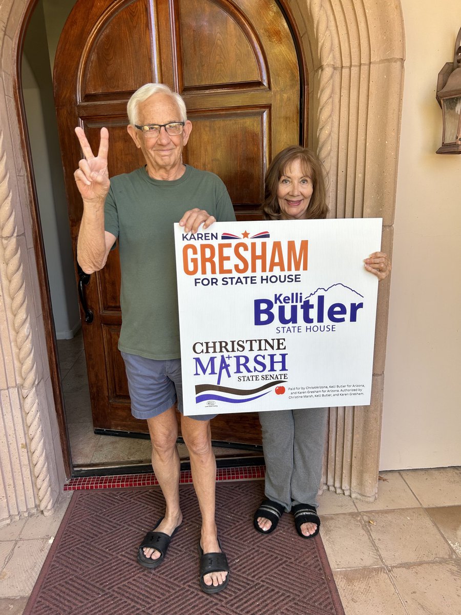 Happy to hear Charles and Eleanor Babbitt support our #LD4 Team! Charles is an amazing environmental champion and appreciates our interns’ interest in combatting #climatechange. ⁦<a href="/KelliButlerAZ/">Kelli Butler</a>⁩ ⁦@ChristinePMarsh⁩