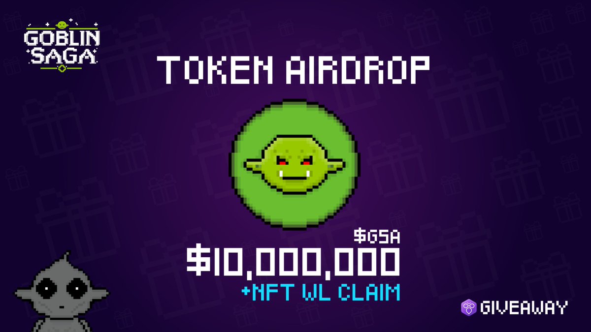 goblinsaga_xyz's tweet photo. 🎃We are happy to celebrate this halloween eve on @IntractCampaign join now!

🪄Prize Pool:
✅x10,000,000 $GSA Tokens
✅x100 WL (FCFS) - Half Price Claim

🎁Giveaway link 👇
https://t.co/o3Qun8ta7J

Don't forget to claim your daily reward!
🌐Goblin Saga: https://t.co/7MOJkpsEHD

📣Event Period: Oct 22, 2024 - Oct 31, 2024, 11:00 (GMT-6)

#GoblinSaga #NFT #Crypto #Polygon #Web3 #Mining #NFTdrops #Stake2Earn #MiningApp #Blockchain #NFTTrading