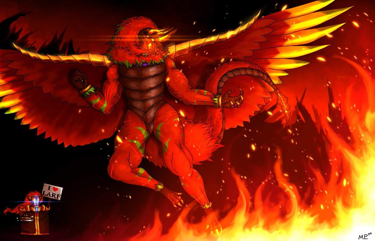 i suppose i can show what i got for my birthday
its done by the same artist! dark got this for me and i loved it so much. the artist is genuinely amazing

after i got it, i felt like it would be a good idea to ask the same artist to do a thing for dark (what he posted)