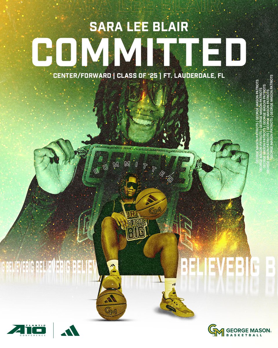 100% COMMITED💚💛
Let’s go Patriots💚💛#believeBIG #committed #GeorgeMasonUniv