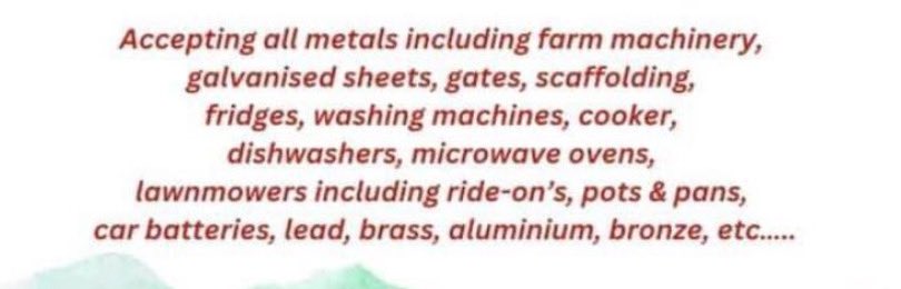 Looking to do a clear out before Christmas. Scrap metal collection happening this weekend in Cobh. Details in poster 🙂