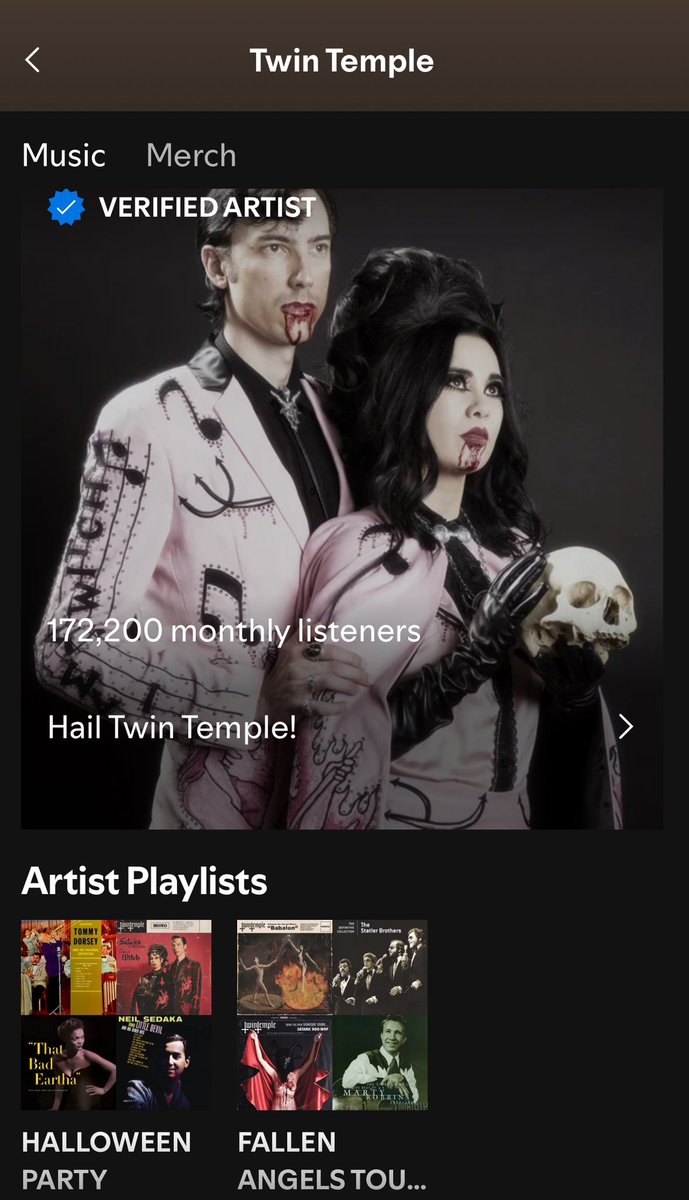 Halloween party playlist up on our Spotify! Diggit 🪦

open.spotify.com/artist/5NYEE4k…