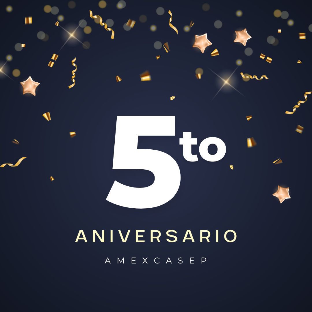 amexcasep's tweet photo. ¡Hoy celebramos con orgullo nuestro 5º aniversario! 🎉 

Gracias a todos los que han sido parte de este increíble camino, impulsando la mejora de la calidad en los servicios de salud. https://t.co/Htx8bRHYTv