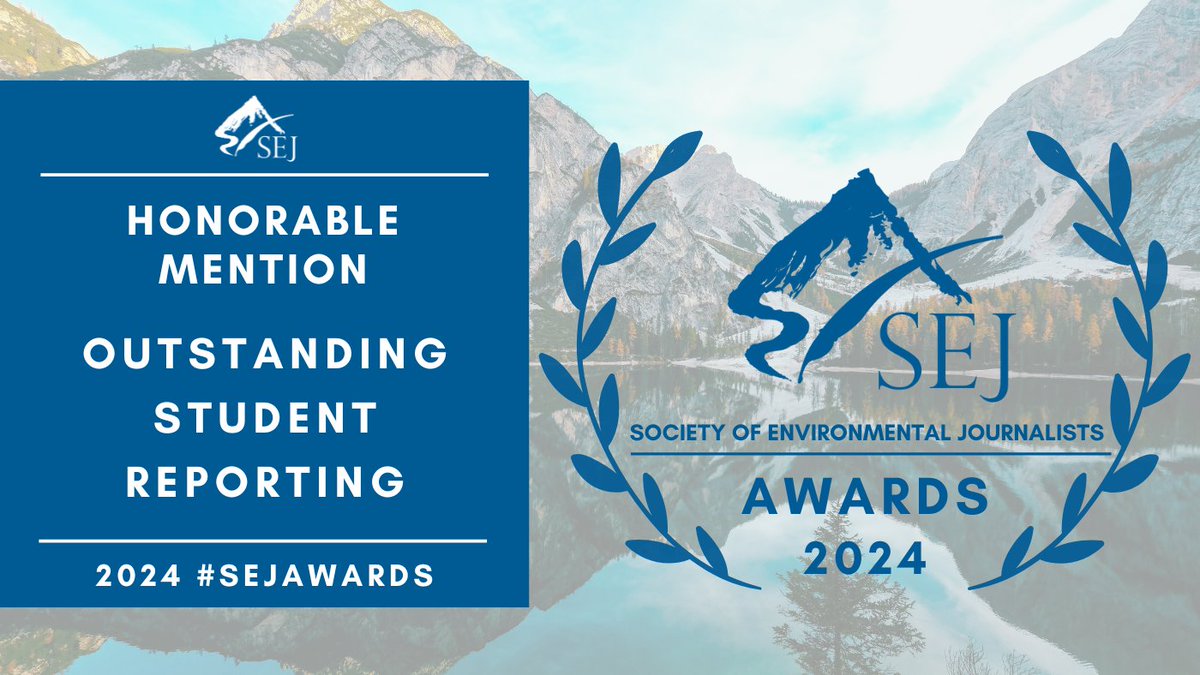 Society of Environmental Journalists (SEJ) (@sejorg) on Twitter photo <a href="/UF/">FLORIDA</a> <a href="/Mizzou/">Mizzou</a> <a href="/JuliaArinCooper/">Julia Cooper</a> <a href="/katie_delk/">Katie Delk</a> <a href="/fernfigue/">Fernando A Figueroa</a> <a href="/abbeyhasebroock/">Abigail Hasebroock</a> <a href="/LucilleLannigan/">Lucille Lannigan</a> <a href="/AnaMattiuzzi/">Ana Clara</a> <a href="/serrasowers/">Serra Sowers</a> <a href="/TrittoElliot/">Elliot Tritto</a> <a href="/MayaBell20/">Maya Bell</a> <a href="/naturewjosie/">Josie Heimsoth</a> <a href="/caitlin_reports/">Caitlin Thompson</a> <a href="/Cronkite_ASU/">Cronkite School</a> <a href="/cronkitenews/">Cronkite News</a> <a href="/NewsHour/">PBS News</a> <a href="/kate_selig/">Kate Selig</a> <a href="/Stanford/">Stanford University</a> <a href="/washingtonpost/">The Washington Post</a> <a href="/UBCJournalism/">UBC Journalism</a> <a href="/mongabay/">Mongabay</a> <a href="/vixi_mann/">Victoria Mann</a> <a href="/Hafsa__Maqsood/">Hafsa Maqsood</a> <a href="/jj_mazzucotelli/">JJ Mazzucotelli</a> 2nd Honorable Mention — Outstanding Student Reporting — 2024 #SEJAwards
"Choked Out: The Wildfire Smoke Threat to Tree Planters"
@UVic, published by <a href="/TheTyee/">The Tyee</a> and @CDP_Community
thetyee.ca/News/2023/09/1…
Meet the team and read the judges’ comments: sej.org/outstanding-st… <a href="/UF/">FLORIDA</a> <a href="/Mizzou/">Mizzou</a> <a href="/JuliaArinCooper/">Julia Cooper</a> <a href="/katie_delk/">Katie Delk</a> <a href="/fernfigue/">Fernando A Figueroa</a> <a href="/abbeyhasebroock/">Abigail Hasebroock</a> <a href="/LucilleLannigan/">Lucille Lannigan</a> <a href="/AnaMattiuzzi/">Ana Clara</a> <a href="/serrasowers/">Serra Sowers</a> <a href="/TrittoElliot/">Elliot Tritto</a> <a href="/MayaBell20/">Maya Bell</a> <a href="/naturewjosie/">Josie Heimsoth</a> <a href="/caitlin_reports/">Caitlin Thompson</a> <a href="/Cronkite_ASU/">Cronkite School</a> <a href="/cronkitenews/">Cronkite News</a> <a href="/NewsHour/">PBS News</a> <a href="/kate_selig/">Kate Selig</a> <a href="/Stanford/">Stanford University</a> <a href="/washingtonpost/">The Washington Post</a> <a href="/UBCJournalism/">UBC Journalism</a> <a href="/mongabay/">Mongabay</a> <a href="/vixi_mann/">Victoria Mann</a> <a href="/Hafsa__Maqsood/">Hafsa Maqsood</a> <a href="/jj_mazzucotelli/">JJ Mazzucotelli</a> 2nd Honorable Mention — Outstanding Student Reporting — 2024 #SEJAwards
"Choked Out: The Wildfire Smoke Threat to Tree Planters"
@UVic, published by <a href="/TheTyee/">The Tyee</a> and @CDP_Community
thetyee.ca/News/2023/09/1…
Meet the team and read the judges’ comments: sej.org/outstanding-st…