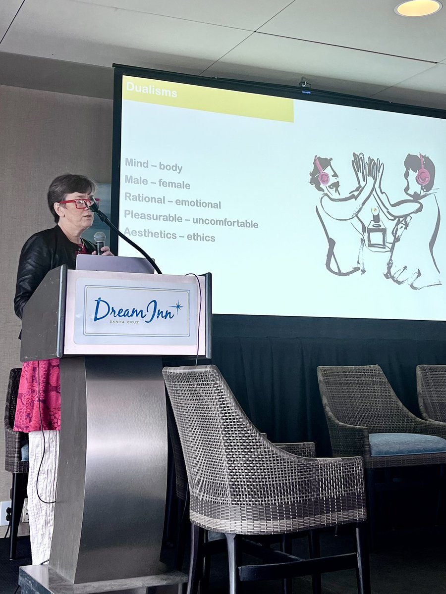 httfsymposium's tweet image. 🥗 Lunchtime Recap! Kia Höök and speakers just wrapped up Core Voice Talks on New Ways of Knowing at #HTTF2024 Let’s keep the conversation going during lunch! What stood out most to you? Drop your thoughts below! 💬 #HttF2024 #hci