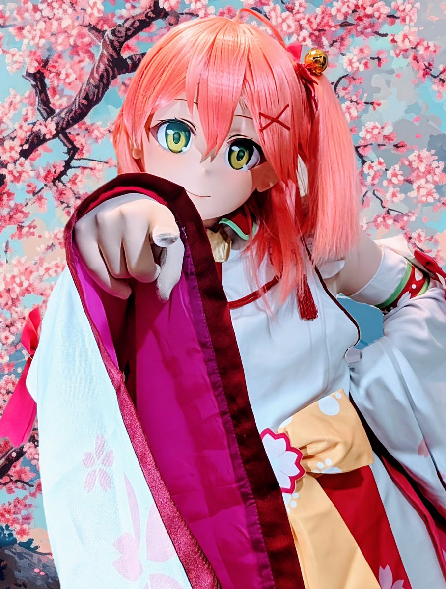 🌸 Hey you!! Have a terrific Tuesday!! 🌸

#miko_Art #kigurumi #kigu #着ぐるみ #hololive #miko
