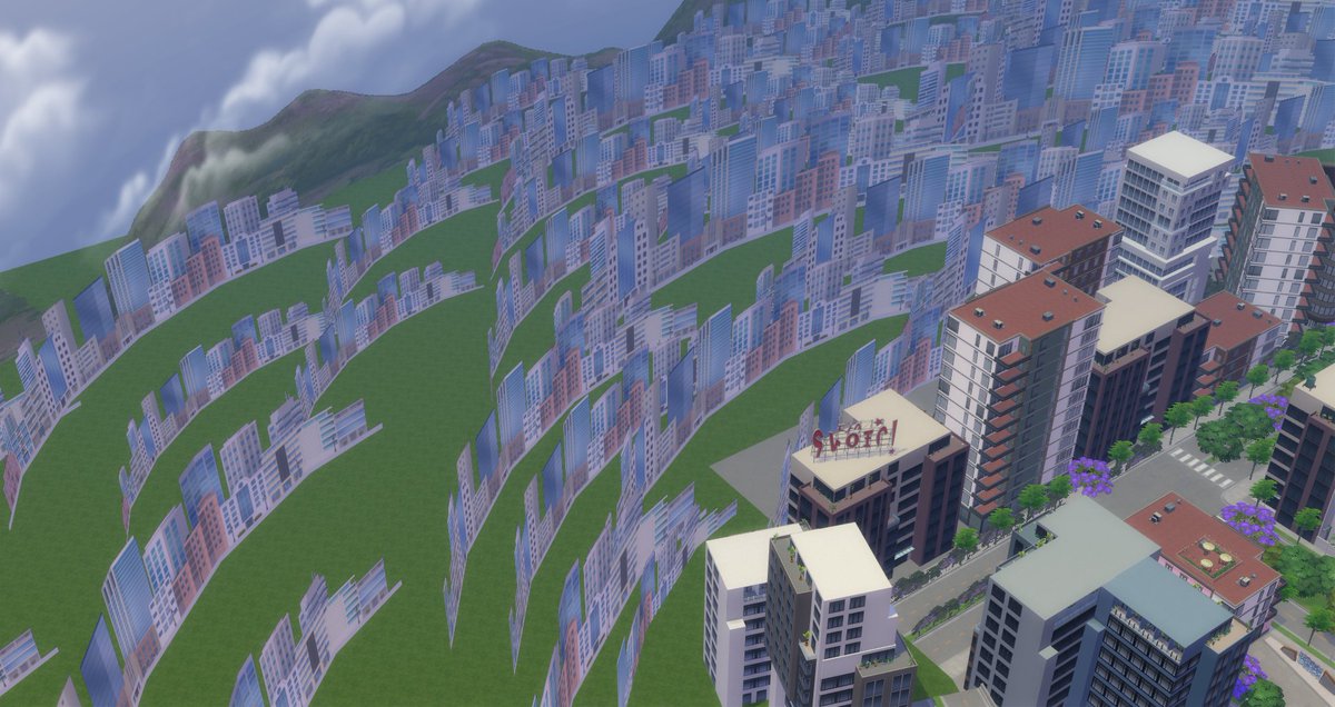 have you ever realized how much they copy and pasted these flat backgrounds???

like i know you dont really notice from the neighborhood, but damn. ciudad enamorada is looking more like a pop up book than a real physical world.

lets hope the new world isnt like this.