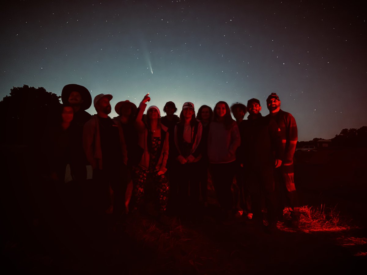 HCA's Night Sky Program Manager Dawn Davies celebrated the stars during last weekend's <a href="/HCCHereForever/">Hill Country Conservancy</a> EPIC Campout at Pecan Springs Karst Preserve. Attendees got one-on-one time with #CometTsuchinshan in addition to with some #nightsky preservation education! #nightskymonth