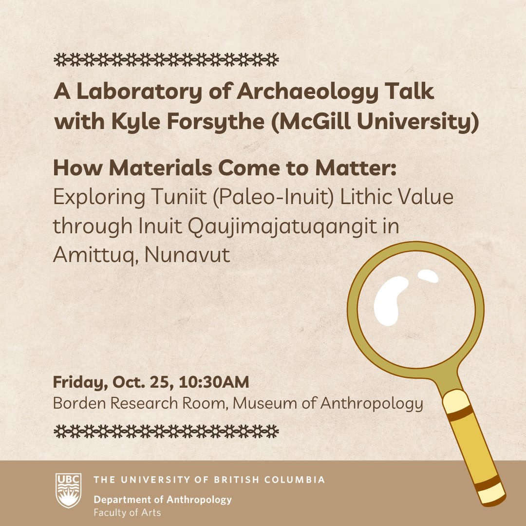 UBC Anthropology tweet media