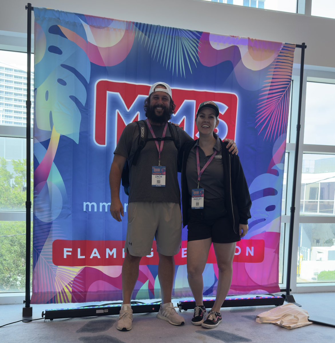 AllwaysHyPe's tweet image. Finally got my #MMSFlamingo pic with @zsattler @mmsmoa 🥳