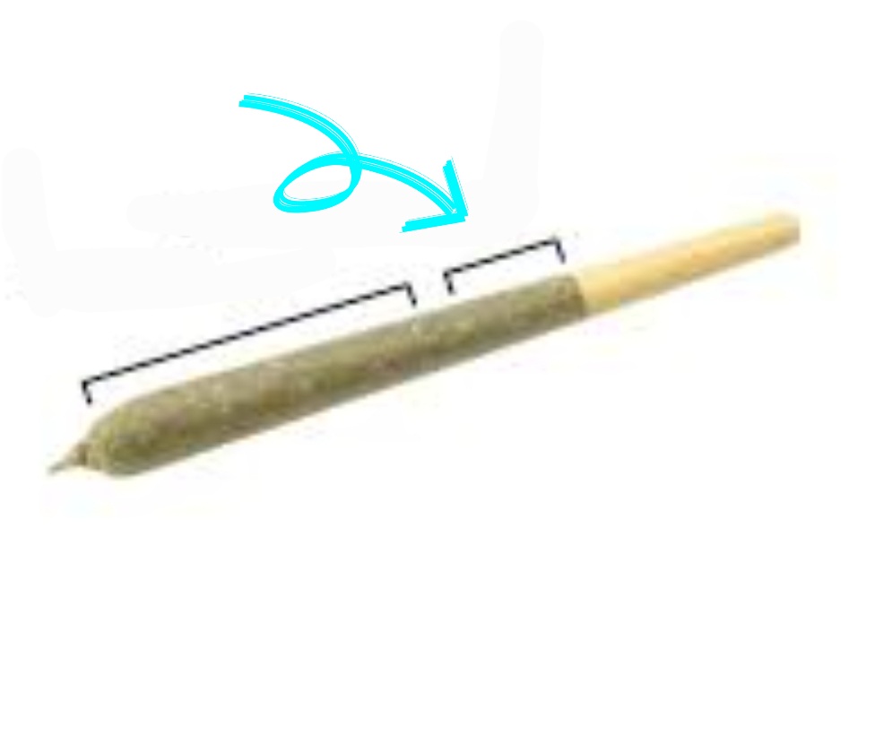 i saved the scary part from every joint i smoked for the last year and ground them up into one blend. i have 15 joints of just the scary part