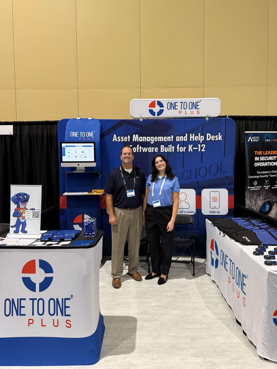 We are set up and can't wait to see everyone here at MOREnet. Come by booth #311 to meet members of our team!