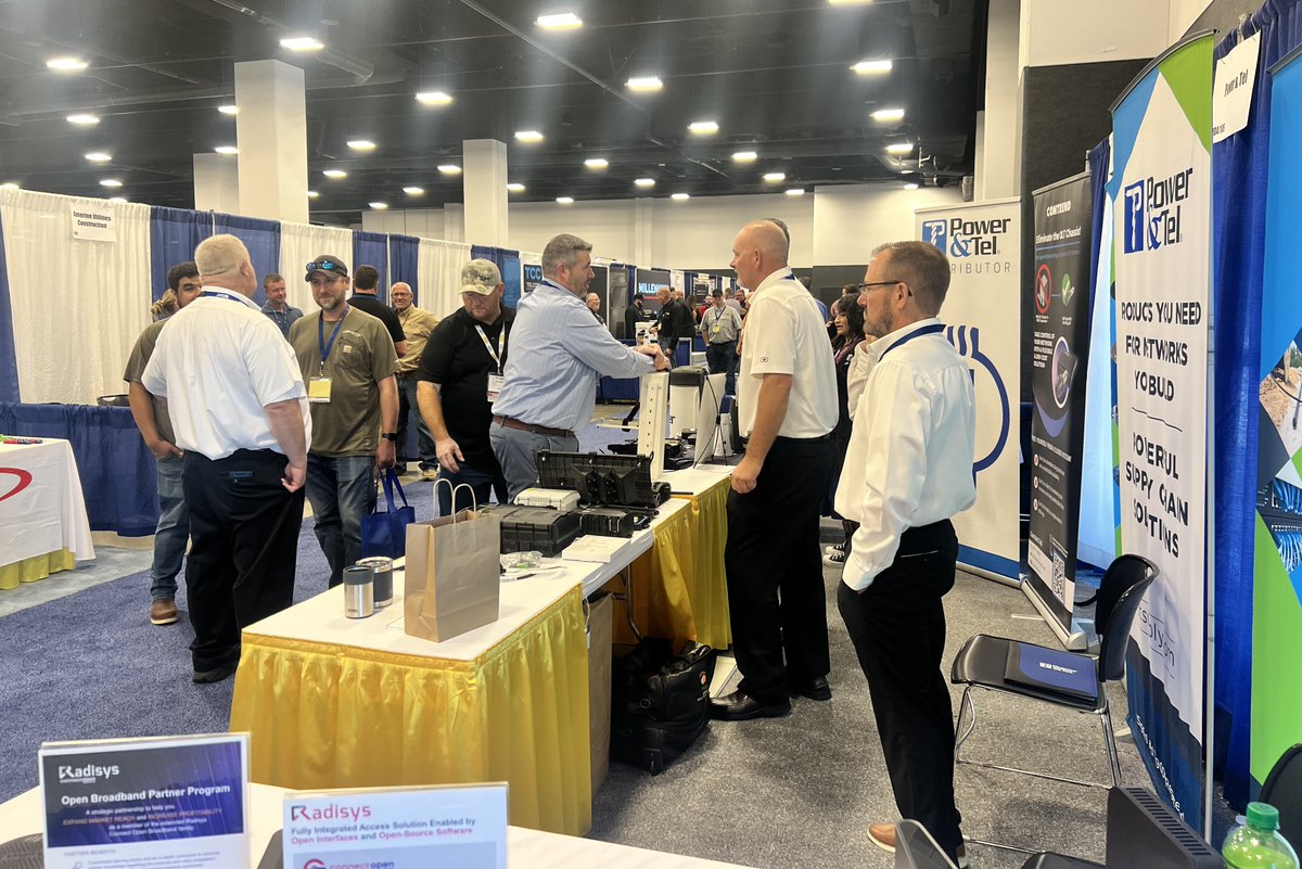 ptsupply's tweet image. We&apos;re enjoying #MATSS with @CommScope, @Comtrend, @PreformedCo, and @Radisys—if you&apos;re here, come visit us at booth 104!