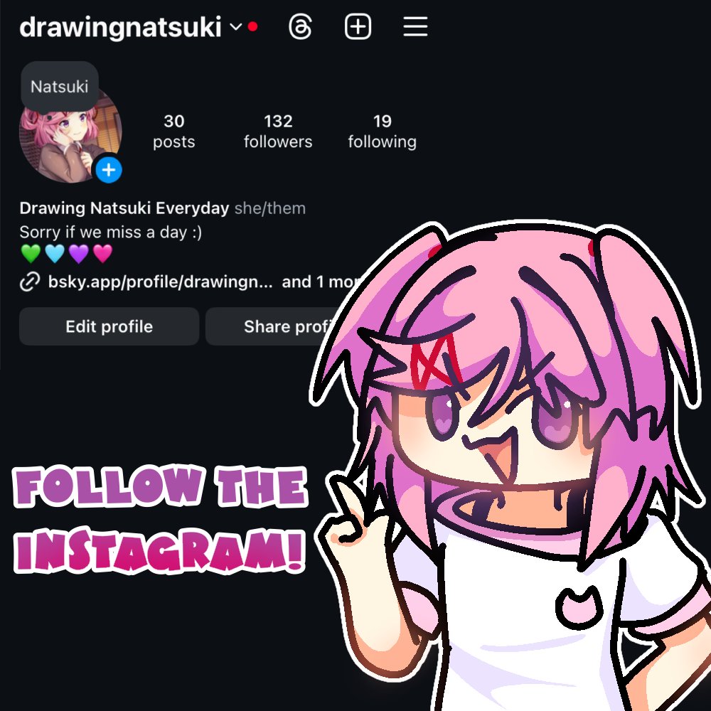 Drawing Natsuki Everyday! tweet media