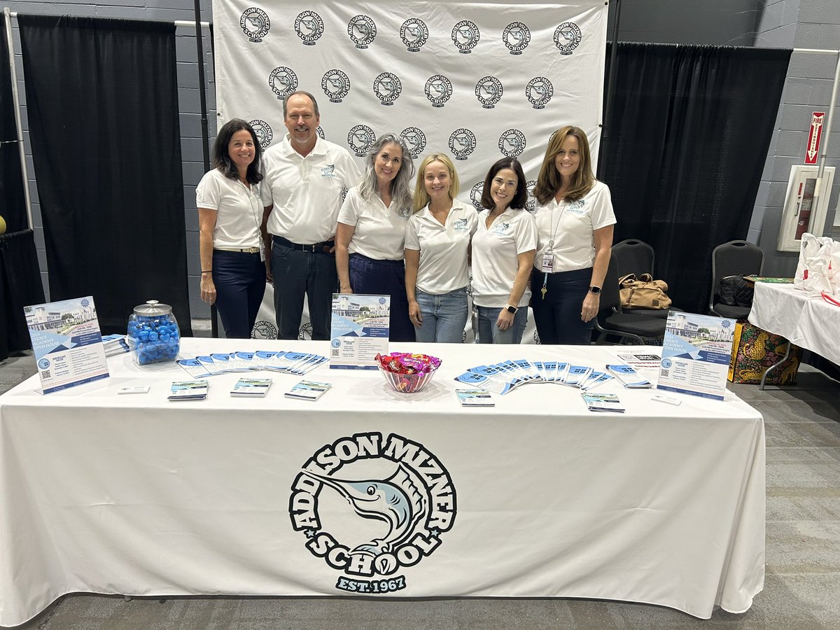 Showcase of Schools happening today, Tuesday, October 22, from 4-8 p.m., at the South Florida Fairgrounds Expo Center. Visit us for more information about our choice program at our booth Addison Mizner School! 
<a href="/AMSMarlins/">Addison Mizner School</a> <a href="/DlugosShantel/">Shantel Dlugos</a> <a href="/Principal_Holly/">Nancy Holly</a>