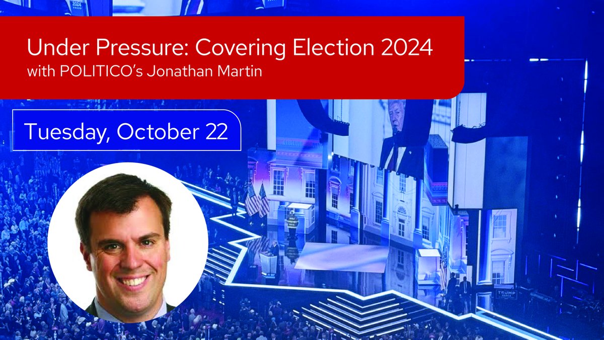 UW Journalism Ethics (@uwjournethics) on Twitter photo Can't join us on the UW-Madison campus tonight for our event w/ <a href="/JMart/">Jonathan Martin</a>? We'll be live-streaming starting at 6:30 pm CT.
Don't miss this conversation on media ethics and covering Election 2024. More info: ethics.journalism.wisc.edu/under-pressure… Can't join us on the UW-Madison campus tonight for our event w/ <a href="/JMart/">Jonathan Martin</a>? We'll be live-streaming starting at 6:30 pm CT.
Don't miss this conversation on media ethics and covering Election 2024. More info: ethics.journalism.wisc.edu/under-pressure…
