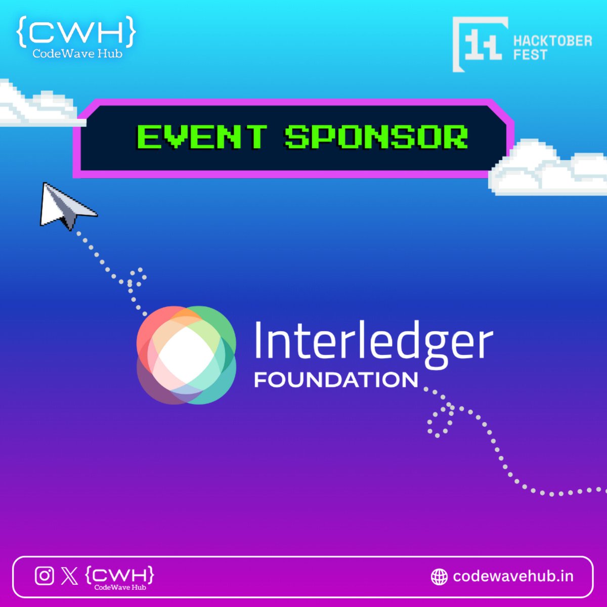 codewavehub's tweet image. @Interledger is now part of Hacktoberfest &apos;24! 🍁✨
•
An open payments network  making money as easy as sending data! Now supporting us to make open source more accessible! 🤝🏼
•
Sign up here 🔗: lu.ma/ijae3div
•
#hacktoberfest #codewavehub #opensource #interledger