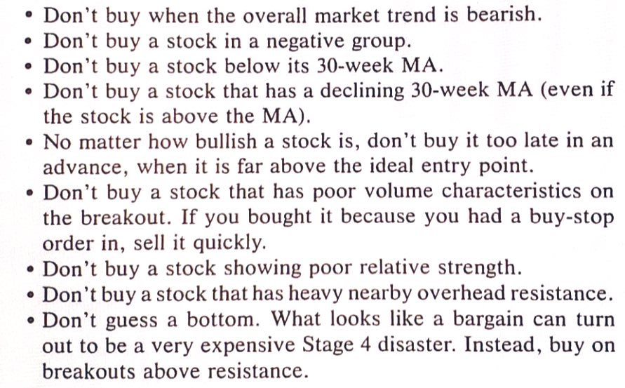 TraderLion's tweet photo. Legendary Trader Stan Weinstein's Checklist https://t.co/CsEs9jcueR