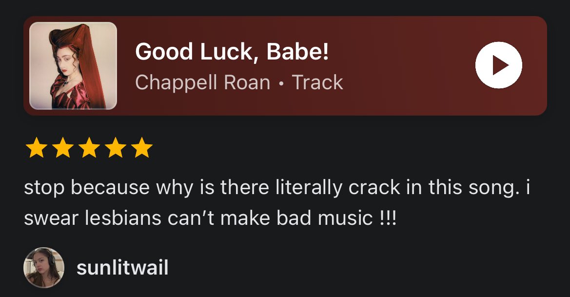 chappell roan reviews (@chappellreviews) on Twitter photo 