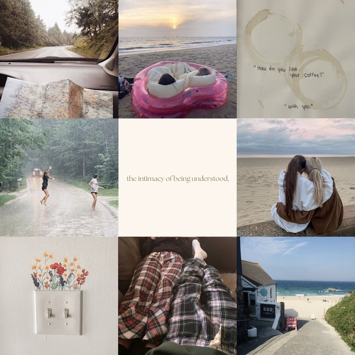 GeorgiasBooks's tweet photo. #amquerying platonic love story mystery WIP (catchy title, I know)

👩🏻‍🤝‍👩🏼 Dual POV
💪🏻 Female friendship
👀 A missing brother 
🩵 Complex &amp; realistic sibling relationships
🚗 A mystery-solving road trip
✨ Two very different mood boards for the two different vibes of the book👇🏻👇🏻 https://t.co/mZrwUWT926