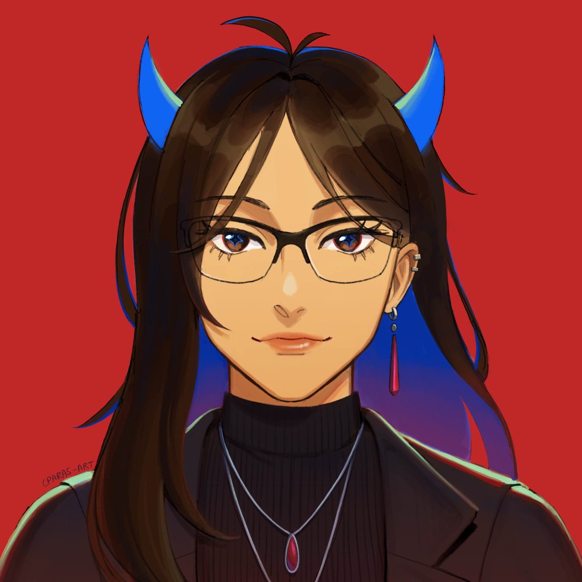 new profile pic~ it was fun making a painting just for myself :3
