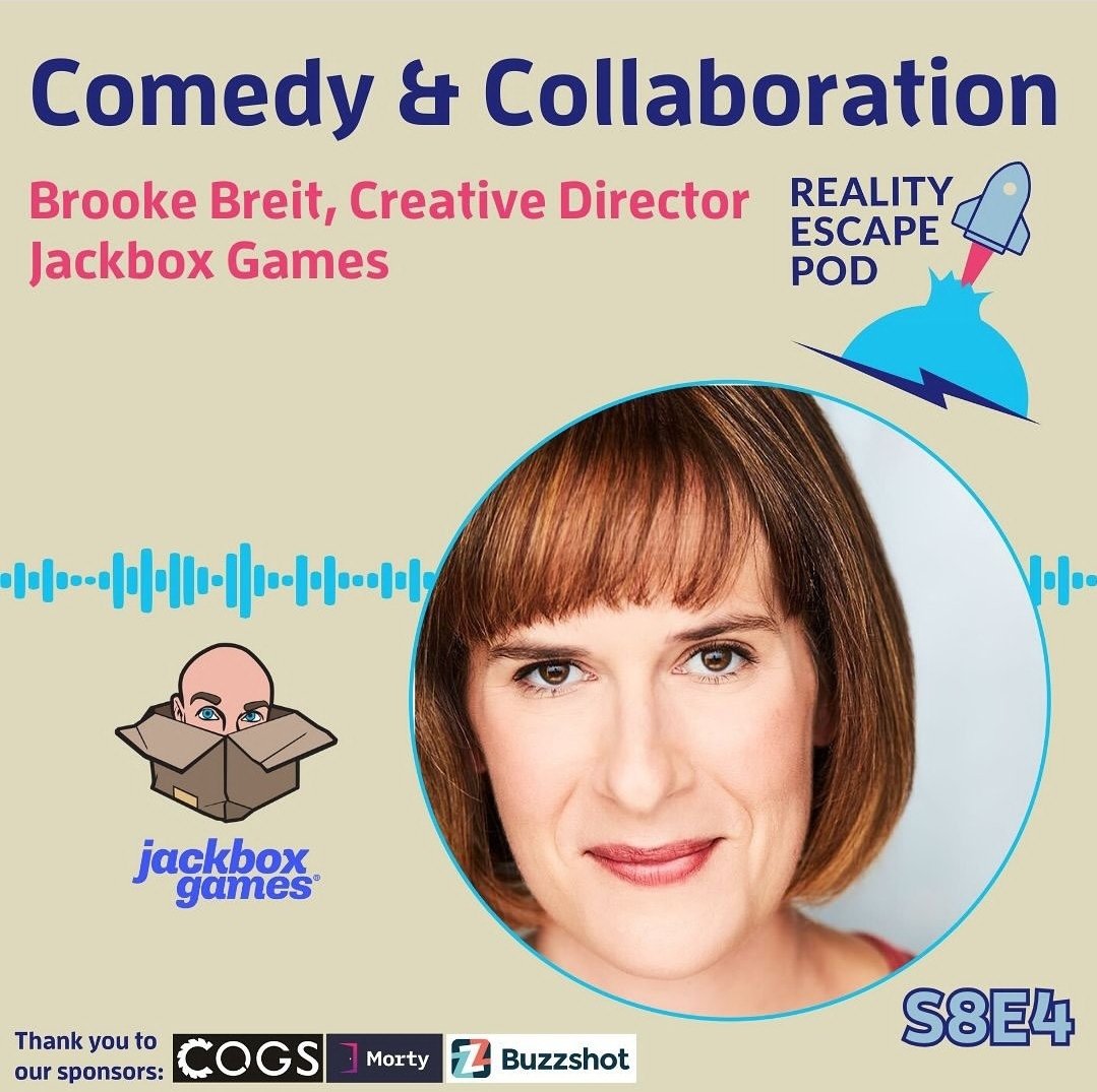 Brooke Breit is a creative director at <a href="/jackboxgames/">Jackbox Games</a> and she joins us on the latest REPOD episode to talk about their game development cycle, including theme selection, prototyping, the importance of humor, and prioritizing player 
engagement. Watch here: youtu.be/IILJ7EFcuxU