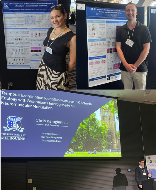 Centre for Muscle Research (@unimelbcmr) on Twitter photo Members of the <a href="/pgregorevic/">Paul</a> Lab, <a href="/LaurenSLJames/">Lauren James</a>, <a href="/AlastairSaund/">Alastair Saunders</a> & Chris Karagiannis, doing the CMR proud at this week's ASMR conference in Adelaide
<a href="/TheASMR1/">The Australian Society for Medical Research (ASMR)</a> <a href="/UniMelbMDHS/">UniMelb MDHS</a> #cachexia #cancer #metastasis #myotwitter Members of the <a href="/pgregorevic/">Paul</a> Lab, <a href="/LaurenSLJames/">Lauren James</a>, <a href="/AlastairSaund/">Alastair Saunders</a> & Chris Karagiannis, doing the CMR proud at this week's ASMR conference in Adelaide
<a href="/TheASMR1/">The Australian Society for Medical Research (ASMR)</a> <a href="/UniMelbMDHS/">UniMelb MDHS</a> #cachexia #cancer #metastasis #myotwitter