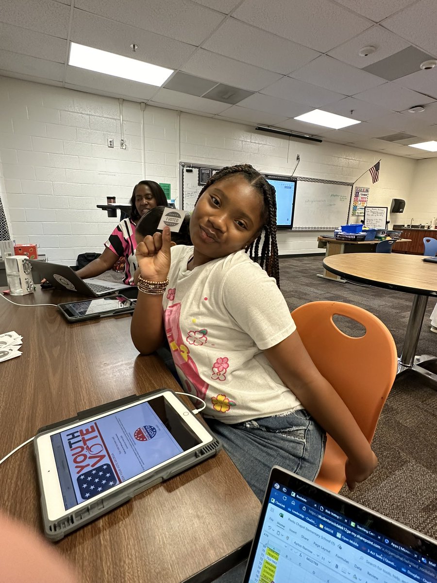 <a href="/PCE_Pandas/">Peek’s Chapel Elementary</a> 
Our Peeks Chapel scholars were excited to do their civic duty and participate in the Youth Mock elections.
