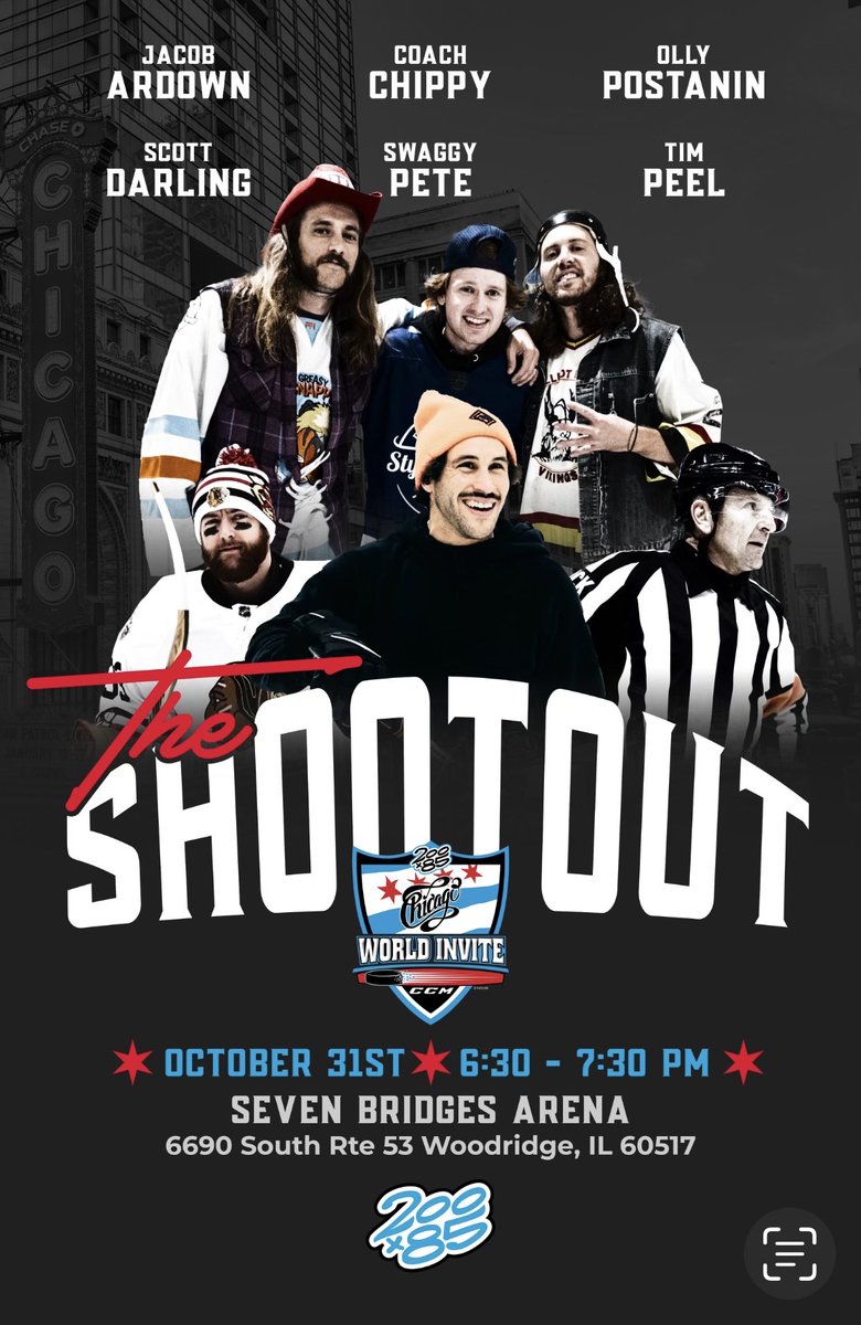 TimCPeel20's tweet photo. This is going to be a great night with a cast of characters! #SwaggyPete @onthebenchcrew @CoachChippy @Scott_Darling33 @CCMHockey #CCMChicagoWorldInvite https://t.co/FSXceKifmv