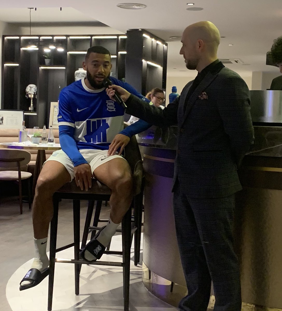Keshi. Man of the match and straight off the pitch to give an interview. Top man #bcfc