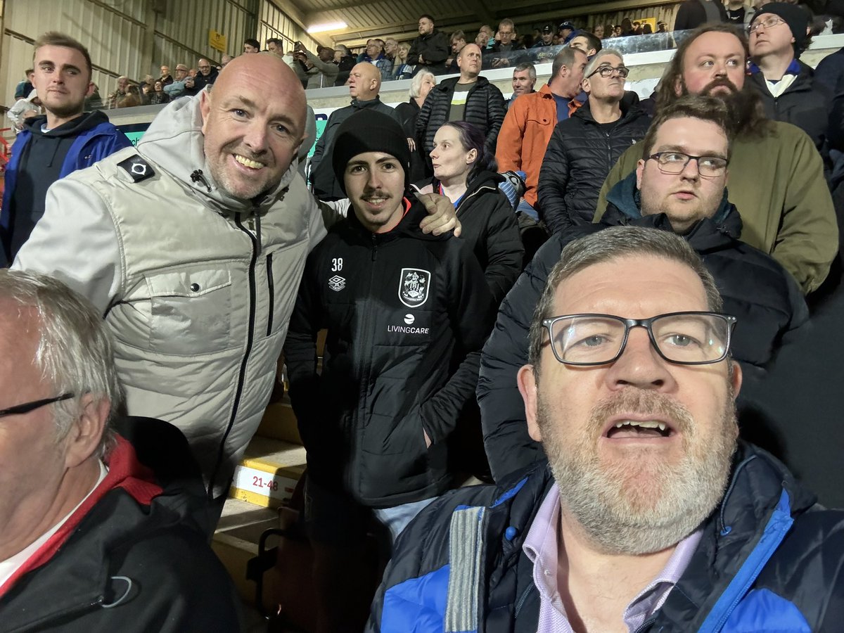 The boys <a href="/JakeHirst04/">Jake Hirst</a> <a href="/PaulHir30047517/">Paul Hirst</a> at Wrexham. 0-0 fair result. On to the next one against Exeter #UTT <a href="/htafc/">Huddersfield Town</a>