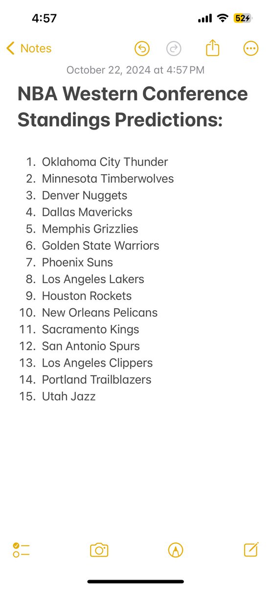 BestofSevenPod's tweet photo. @HunterCost35 Western Conference Standings and Season Awards predictions: Agree or Disagree? https://t.co/3oynehVlAV